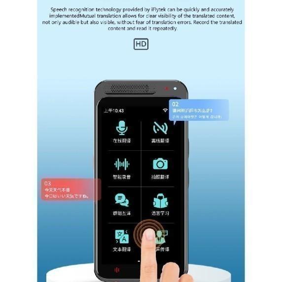 Z6 - Portable Smart Translator - Alat Penerjemah Hingga 138 Bahasa