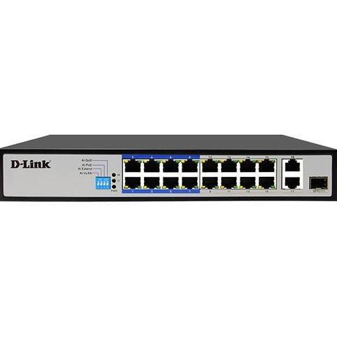 D-Link DES-F1018P-E 18-Port PoE Switch with 16 PoE Ports