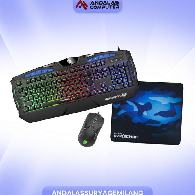 Keyboard Rexus Combo Gaming Warfaction VR1