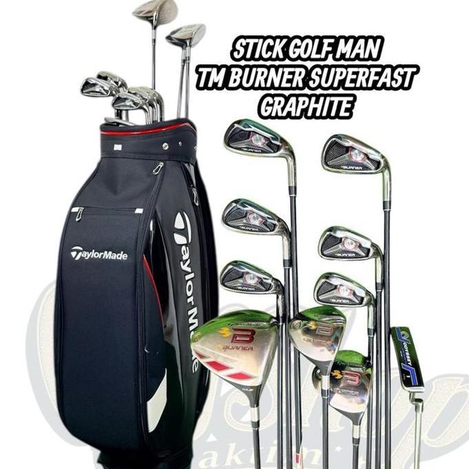 Taylormade Golf Stick Golf Man Taylormade Burner Superfast Original Fullset Bag Golf - Set Stick Gol