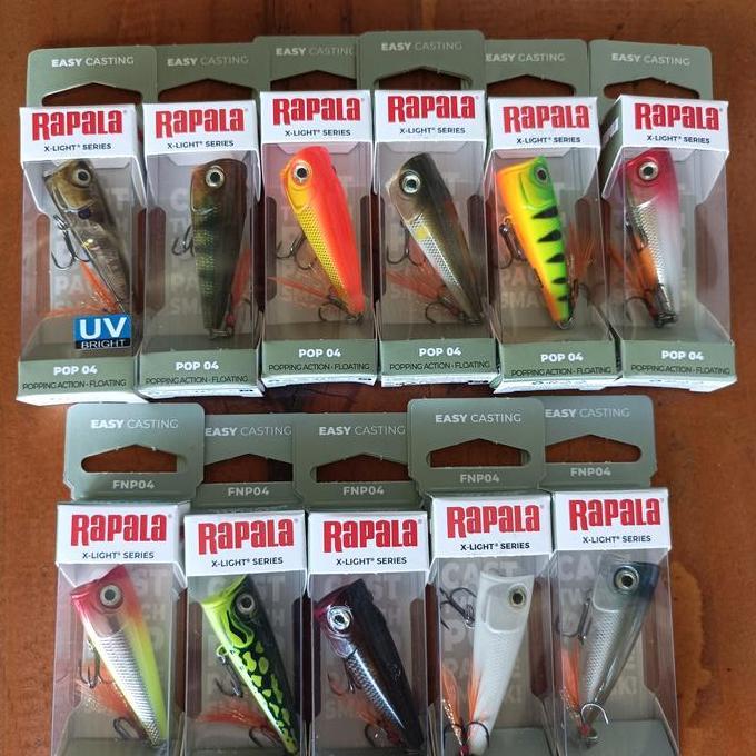 TERBARU - UMPAN CASTING RAPALA X-LIGHT POPPER FNP04 ORIGINAL