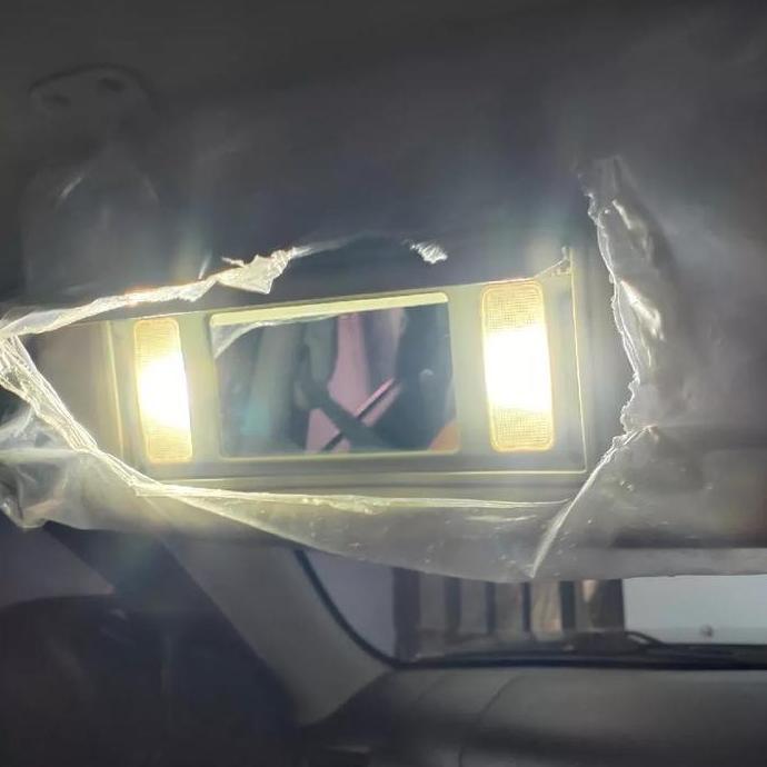 ARSY LED Lampu Sunvisor Cermin TV LCD plafon Mobil Car