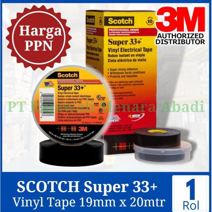 3M Scotch Super 33+ Vinyl Electrical Tape