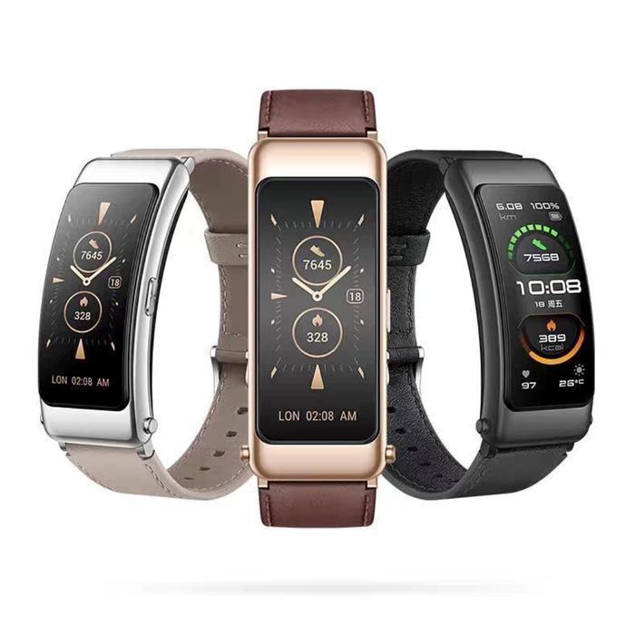 Tali Jam Tangan Huawei Band 3 Strap Leather Huawei Band 6 9045.16 Terlaris Best Quality 100% Origina