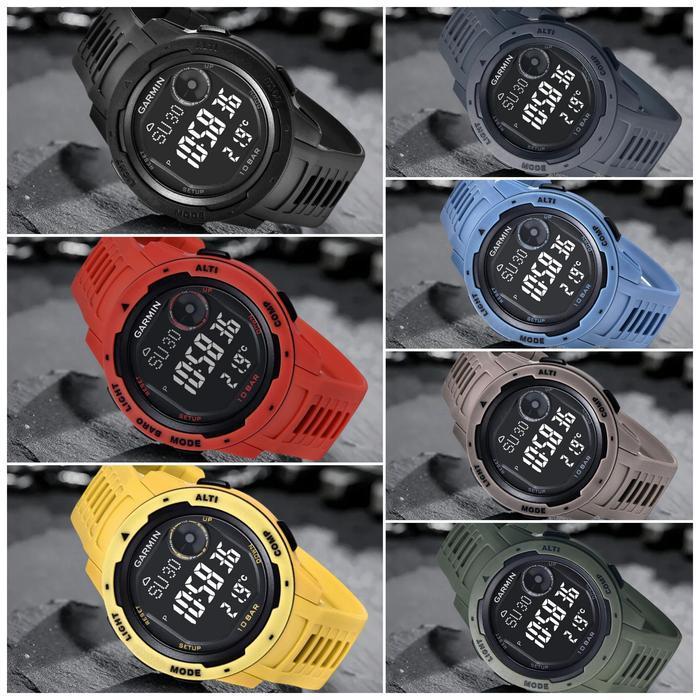 Jam Tangan Garmin Instinct Pria Sport Ds8100 Digital Terbaru Best Quality 100% Original