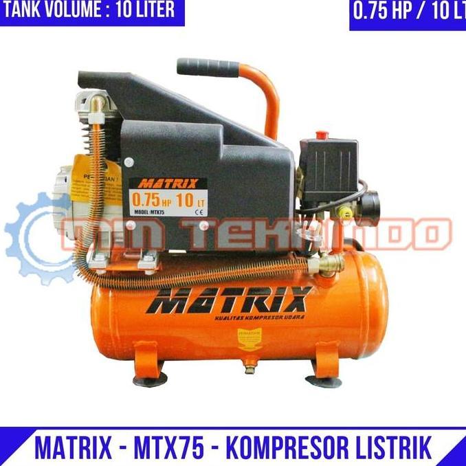 MATRIX MTX75 - COMPRESSOR 0.75 HP - KOMPRESSOR LISTRIK