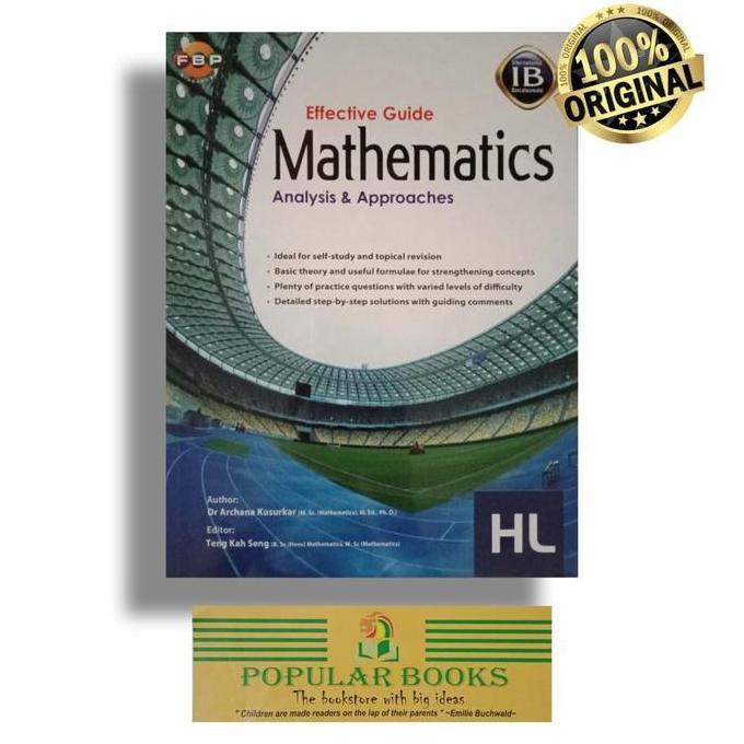 Effective Guide Mathematics Analysis & Approaches Hl (Ib)