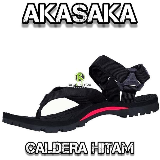 SANDAL CALDERA HITAM AKASAKA SANDAL OUTDOOR JEPIT SLEMPANG OUTDOOR