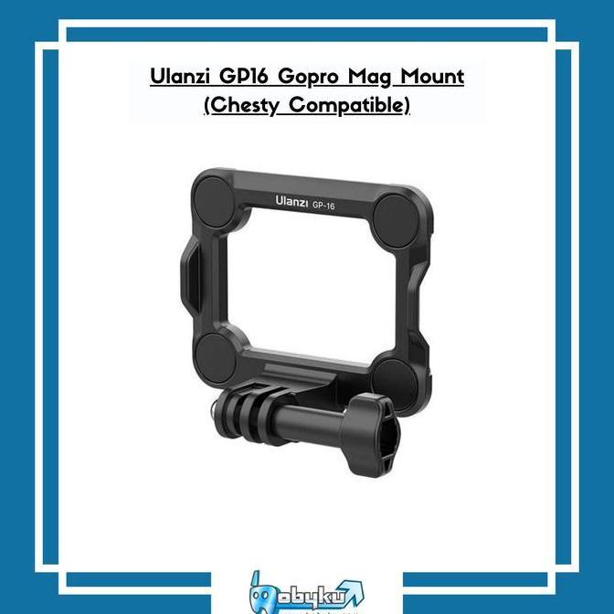 TERMURAH - Ulanzi GP16 Gopro Mag Mount (Chesty Compatible)
