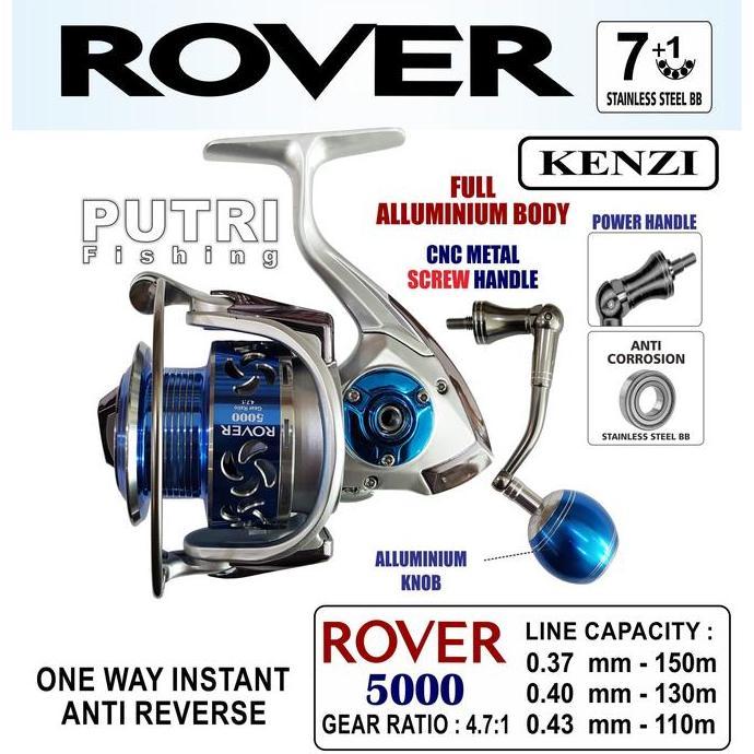 NEW REEL KENZI ROVER 5000 SPINNING POWER HANDLE