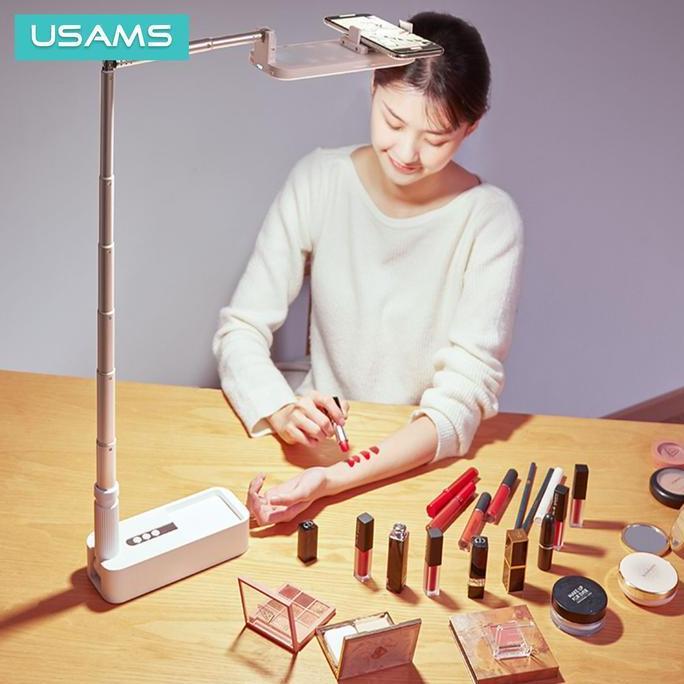 USAMS ZB209 Stand Phone Live Show Lipat Multi Fungsi Ring Light LED