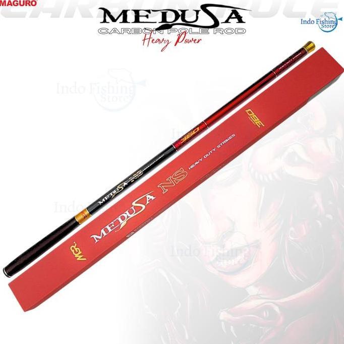 Joran Tegek MAGURO Medusa PRO NS Pole Rod Mancing Galatama Kolam Pancing Ruas Panjang Ikan