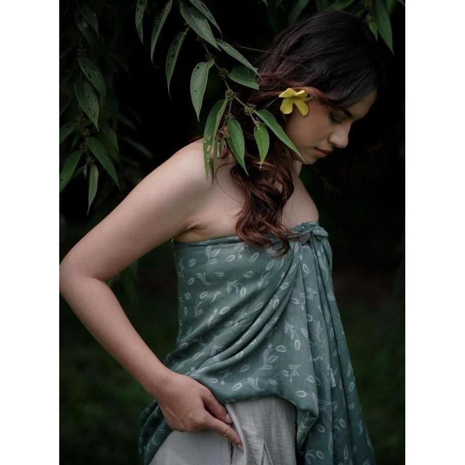 BATIK RATU - Ghania Grey Shawl