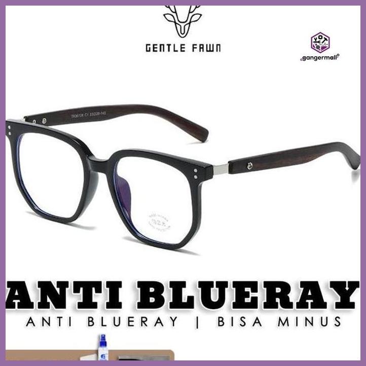 (GLASSES) KACAMATA ANTI RADIASI BLUERAY PRIA WANITA KOTAK TR90 DD 82103 GOOD QUALITY