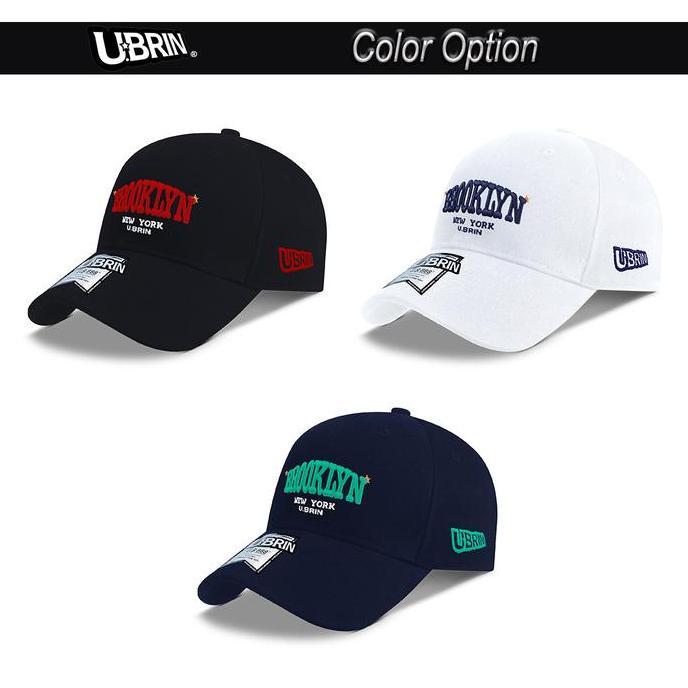 U.BRIN Topi Baseball UB8027 Original BROOKLYN Modern Style UBRIN Hat Cap Casual Distro Fashion Dewas