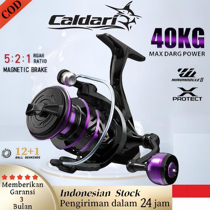Caldari Reel Pancing Spinning Reel Fishing Reel Gulungan Pancing Mesin Pancing Rod Mesin Casting Mur