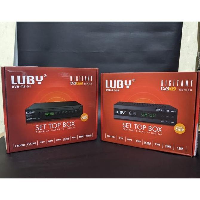 New- LUBY STB set top box penerima jarinagan digital TV / reciver