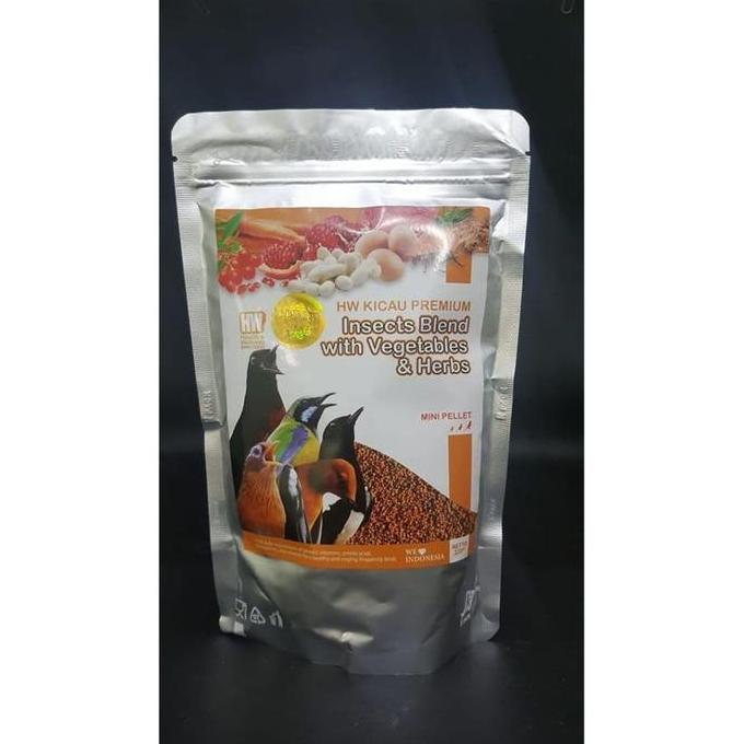 VOER HW KICAU PREMIUM 220 GR MAKANAN BURUNG KICAU MURAI KACER HWA MEI