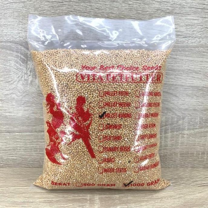 Millet Kuning Karungan 25 KG Milet Makanan Burung Lovebird Parkit