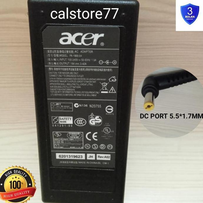 Adaptor Charger Acer Aspire 4810Tz 4920 4930 4935 5000 65W