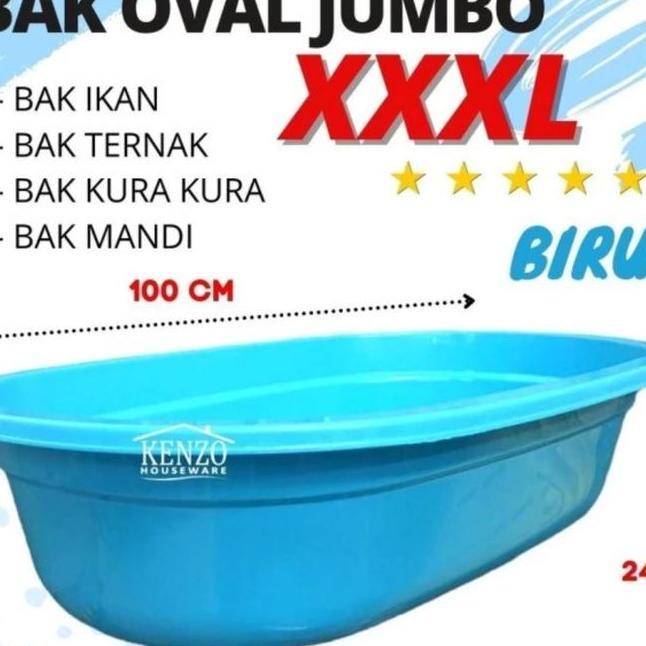 Bak Mandi Bayi Bak Ikan Kura Ternak Besar Taiwan Oval Xxl