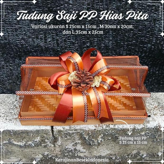 +%+%+%] UNIK TUDUNG SAJI PP BANYAK UKURAN HIAS PITA Hantaran seserahan hampers murah pernikahan lama
