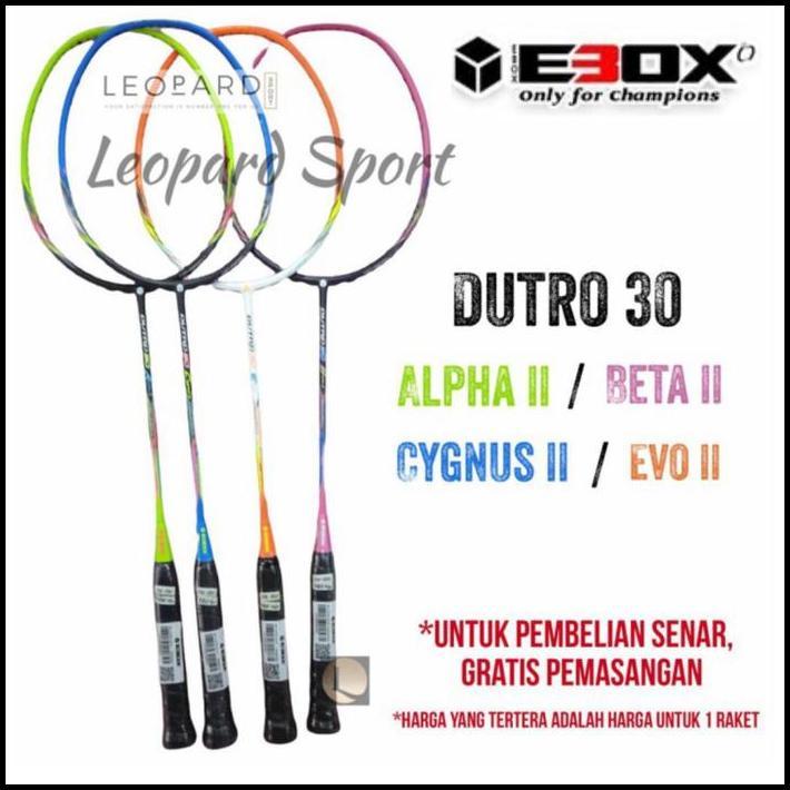 Raket Badminton Ebox Dutro 30 Alpha/Beta/Cygnus/Evo/Raket Bulu Tangkis best seller