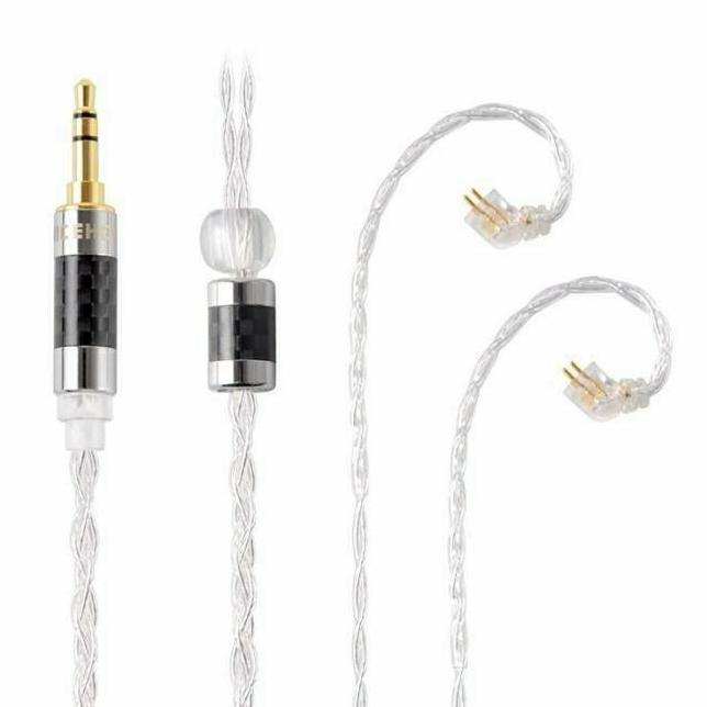 NICEHCK 4N Litz Pure Silver Earphone Upgrade Cable 2Pin 0.78 MMCX QDC