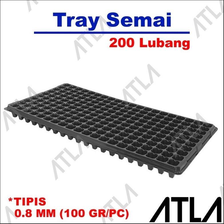 Bisa Cod Ya Kak Tray Semai 200 Lubang Traypot Pot Bibit Biji Tray Nampan Hidroponik ,,,