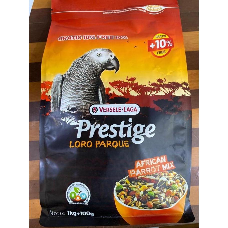 Prestige African Parrot Versele Laga 1Kg Loro Parque Makanan Parrot