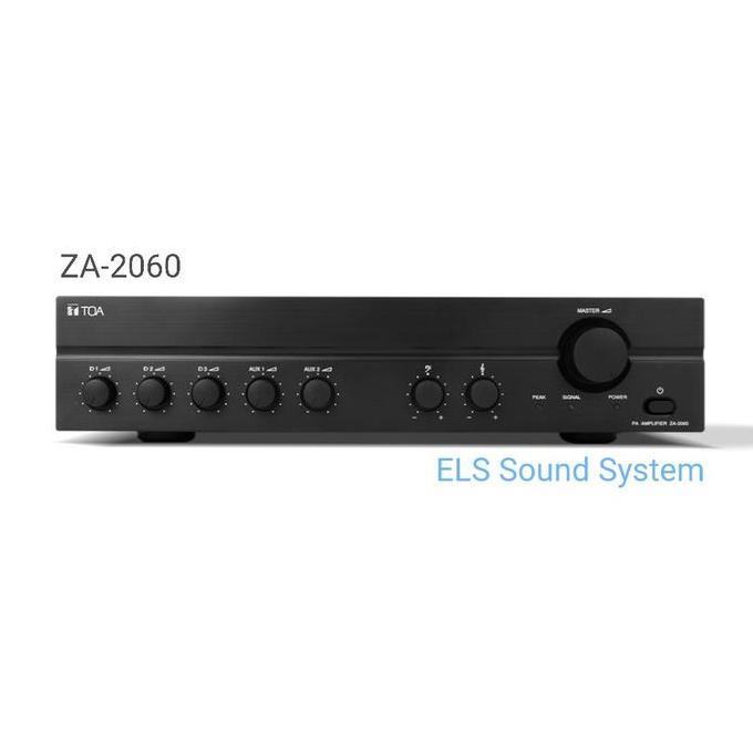 Power Mixer Amplifier Toa ZA-2060 ZA2060 Ampli Toa 60w 60 watt