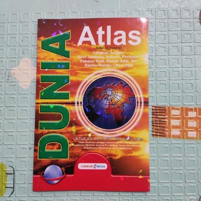 Atlas Dunia Lengkap Peta Dunia dan Indonesia -