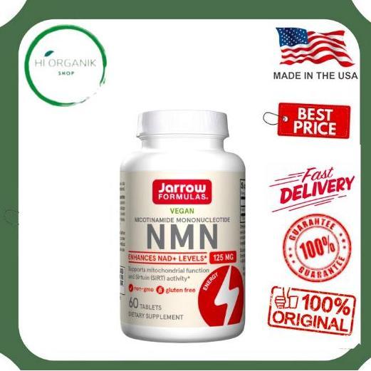 Jarrow Formulas Nmn Nicotinamide Mononucleotide 60 Tablets Original