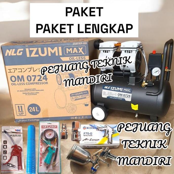 BEAM MESIN KOMPRESOR ANGIN OILLESS IZUMI MAX OM 0724 / IZUMI MAX OM0724