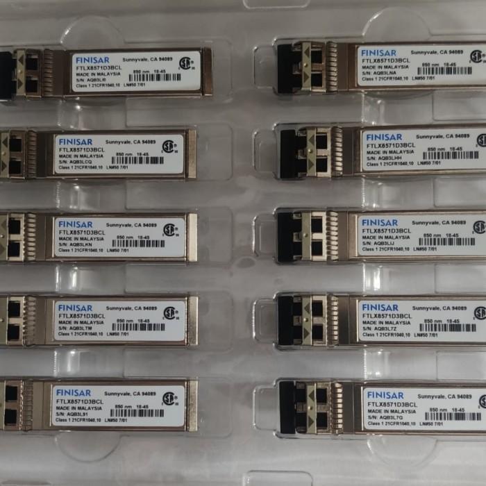 Finisar Ftlx8571D3Bcl Sfp+ 10Gb 850Nm 300M Mm Sfp-10G-Sr 10G New Best Quality 100% Original