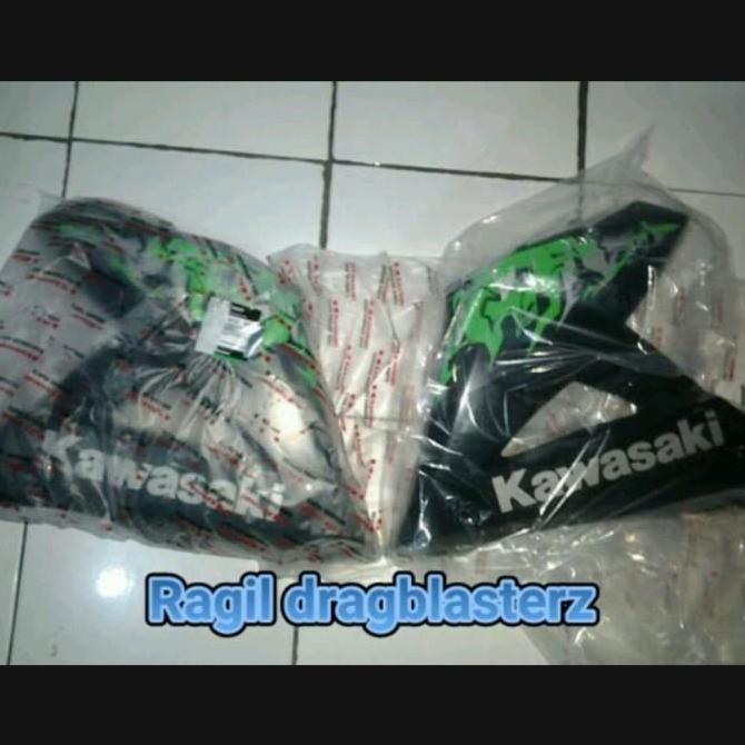 Fairing Bawah New Ninja Rr Hijau Batik 2013 Original