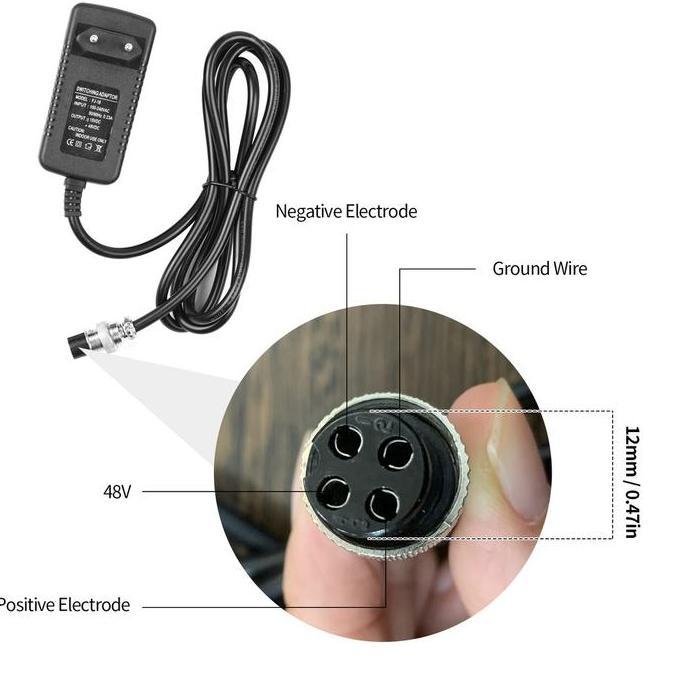 QUANXI 20W Adaptor Mixer Audio 4 Pin 220V Ashley AX8N,Alesis AX8N/AX8N V3 20W