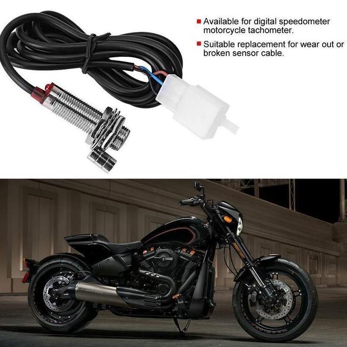 QUANXI Sensor Speed Speedometer Kecepatan Digital + Dudukan Universal Sensor