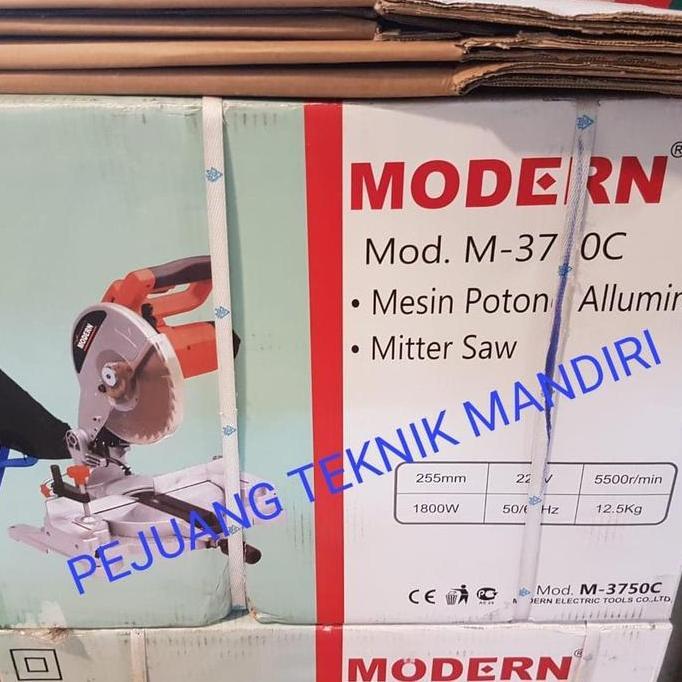 BEAM MESIN POTONG ALLUMINIUM MODERN M-3750C / MITER SAW MODERN M3750C 10"