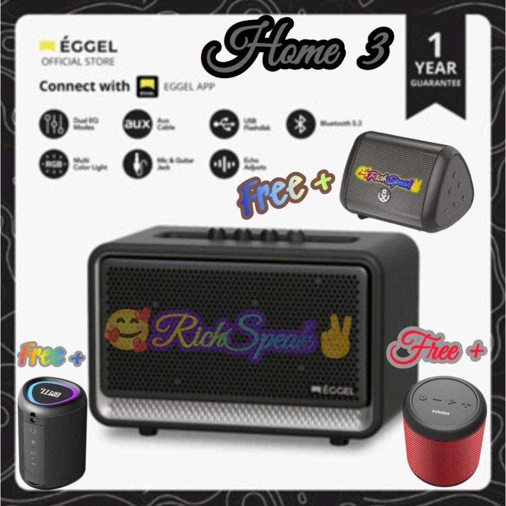 Eggel Home 3 with Karaoke Function Portable Speaker Bluetooth 5.3
