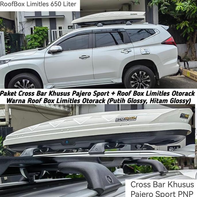 Roof Box Atas Pajero Sport + Cross Bar Pajero Sport Khusus Otorack