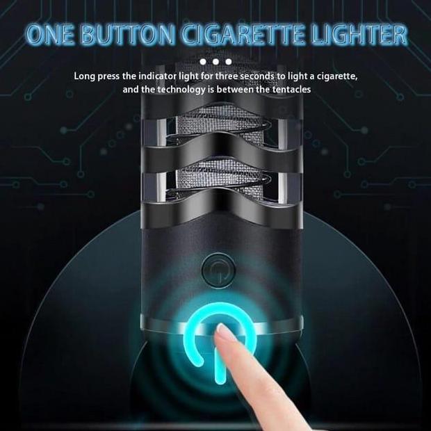 Pipa Asbak Portable Padud Pematik USB