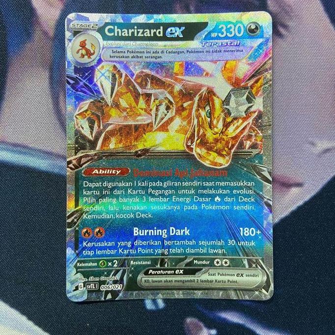 pokemon (ID) charizard ex - SVTL 006/021 - FOIL BEST SELLER