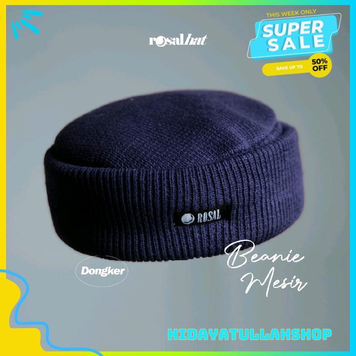 ROSAL PECI BEANIE MESIR PRIA - TOPI KOPIAH SHORT BEANIE MESIR TERBAIK