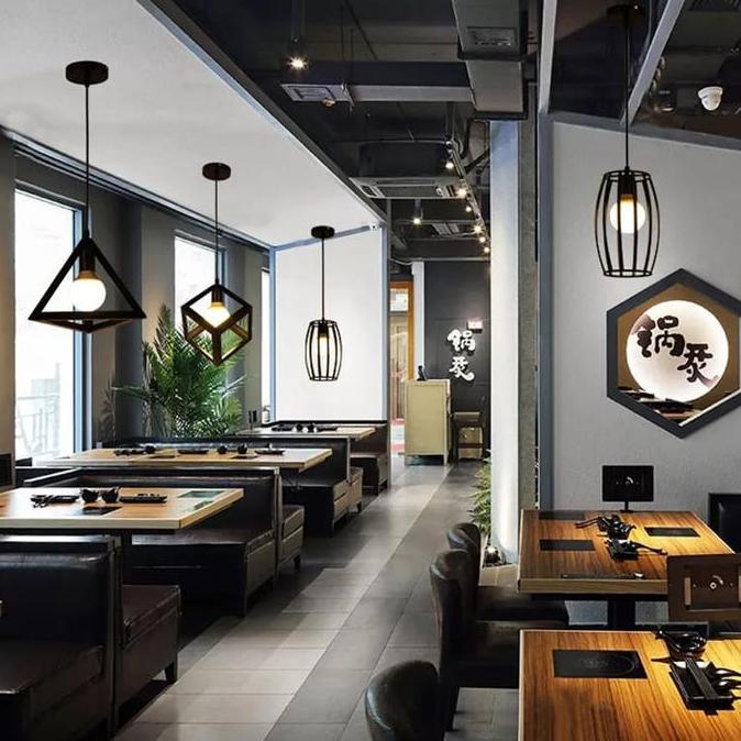 LAMPU HIAS LED GANTUNG ESTETIK / LAMPU GANTUNG / LAMPU HIAS Bohlam Besi Cafe