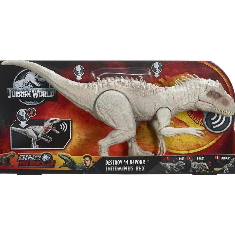 [BestSeller] JURASSIC WORLD DESTROY 'N DEVOUR FIGUR INDOMINUS REX ORIGINAL