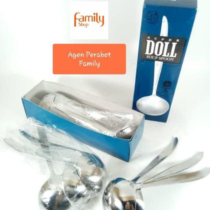 New- Sendok Sayur / Irus Kecil Stainless Tebal / Irus SUPER DOLL