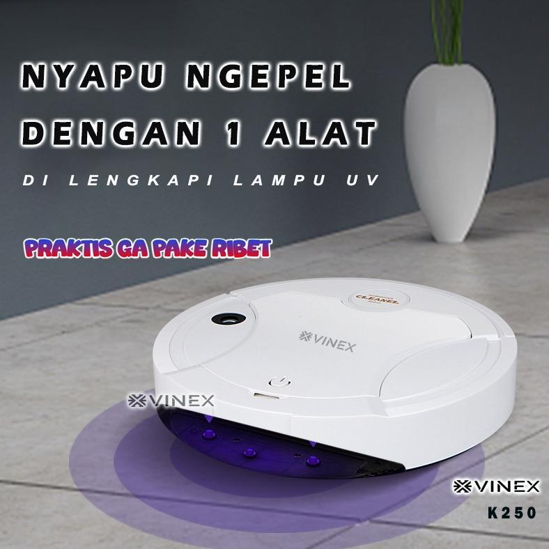 SMARTCOM - Ai Wireless Sweeping Robot Vacuum Cleaner Penyedot Debu Lantai Sapu Pel Elektrik