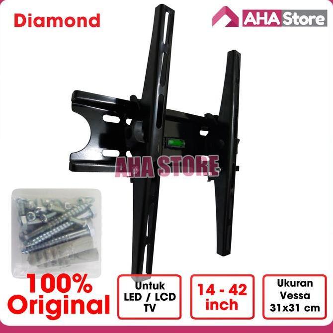 Diamond Bracket TV LED/LCD 14-42 inch - Breket TV / Braket TV