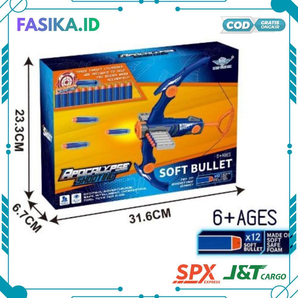 Diskon Gede Mainan Anak Apocalypse Shooting J357 Mainan Busur Panah Soft Bullet Anak Keren